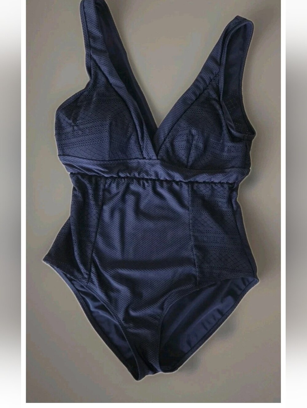 Sea Level Navy Blue One-Piece Size 12 Bathing Suit